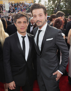 celebsofcolor:Gael Garcia and Diego Luna attend the 74th Annual