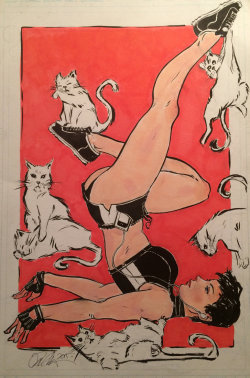 thehappysorceress:  Chat E'tendue by Raul Valenzuela 