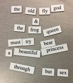 I’m making some poetry in class right now