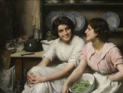 artmastered:  Thomas Benjamin Kennington, Chatterboxes, 19th