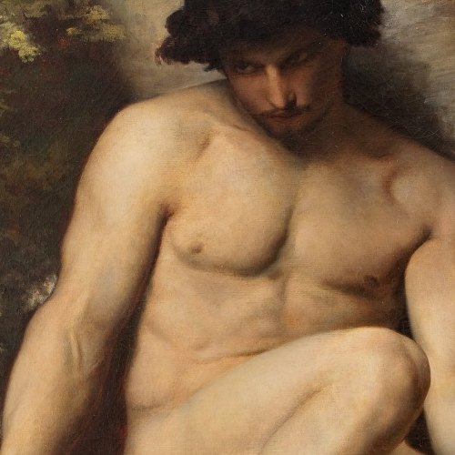 antonio-m:  ‘Study for the Paradise Lost, Adam’ c.1863-1867.by Alexandre