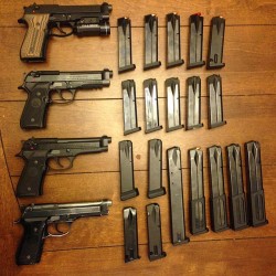 gunfanatics:  Beretta 92a1 with VZ grips, Beretta 92a1 stock,