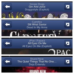 Morning walk jams 🎧 #pandora #tupac #brandnew #snoopdogg #carifex