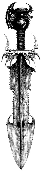 gods-of-the-wasteland:  Chaos Weapons by Ian Miller From Realm of Chaos - Slaves to Darkness, 1988 Games Workshop