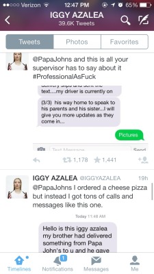 imreallycoolandfriendly:  iggy gets into a fight with papa johns