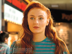 dailysturner: First look at Sophie Turner as Jean Grey in X-Men: