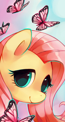 mylittlefanart:  Fluttershy by Jellytix 