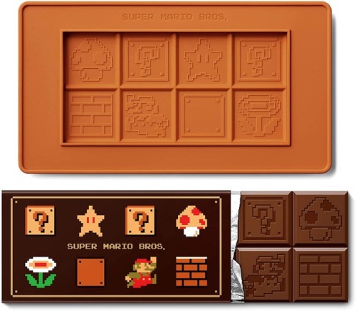 suppermariobroth:Officially licensed 2021 Super Mario Bros. chocolate-making