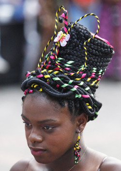 summeroftheblackgirl:  Afro Columbian hairstyles from various