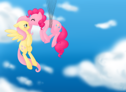 ponies-n-stuff:  Pinkieshy by Sorckylo  Hnnnng <3