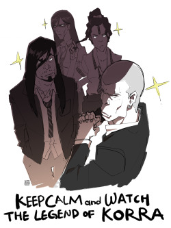 steveahn:  KEEP CALM and WATCH TWO NEW EPISODES OF KORRA TOMORROW