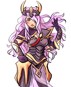 grad-draws:  camilla redesign!! she’s my fave character thats