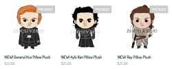 zhelly:  General Hux, Kylo Ren, and Rey >> preorder now