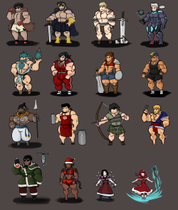 builtlikeastone:  I started doing these chibi RPG-style battlers