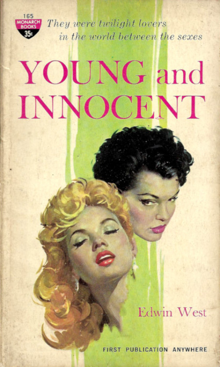 Young And Innocent, by Edwin West (aka Donald E. Westlake) (Monarch,