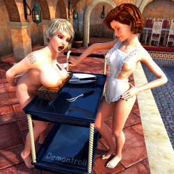 bdsmartfantasy:  Grilling Plump Breasts by demontroll   Artist: