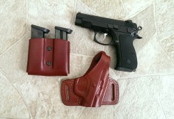 tasmanian-duvet:  Got some new leather for the CZ. Falco Holsters