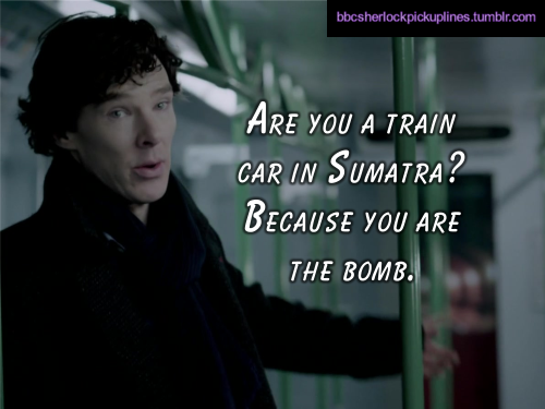 “Are you a train car in Sumatra? Because you are the bomb.”