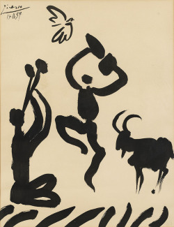 retroavangarda:   Pablo Picasso – Musician, Dancer and Goat