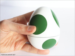 it8bit:  Yoshi Egg 3-D Printed Engagement Ring Box  Created