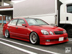 rapidjapan:  Toyota Aristo at Daikoku Futo PA in Yokohama, Japan