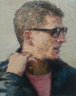 ydrorh:  Sunglasses, 2014, Oil on canvas, 50x40 cmhttp://www.yisraeldrorhemed.com/https://www.flickr.com/photos/yisrael_dror_hemed