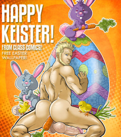classcomics:  Hey Guys! Happy Easter — Happy Keister! :DYou