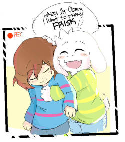 caribun:  I like how people portray teen asriel and frisk, particularly @paychiri​ full: http://tinyurl.com/pnhb79t 