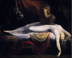 truecrimecreep:    The Nightmare is a 1781 oil painting by Anglo-Swiss