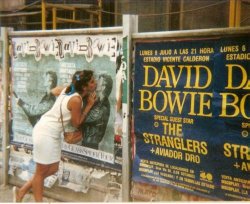 70rgasm:  A David Bowie fan, in Madrid, 1987