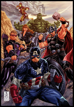 xombiedirge:  Avengers by Mark Brooks 