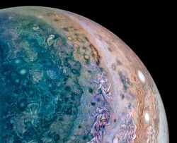 astronomyblog:    This image of Jupiter was taken by Juno on