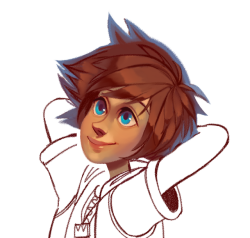 windycarnage:  i was gonna paint sora but i decided not too.