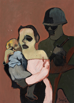 amare-habeo:  Juan Barjola (Spanish, 1919-2004)Mother and Soldier