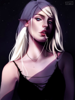 imaridraws: Elves are pretty cool, prints here