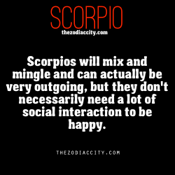zodiaccity:  Zodiac Scorpio facts.