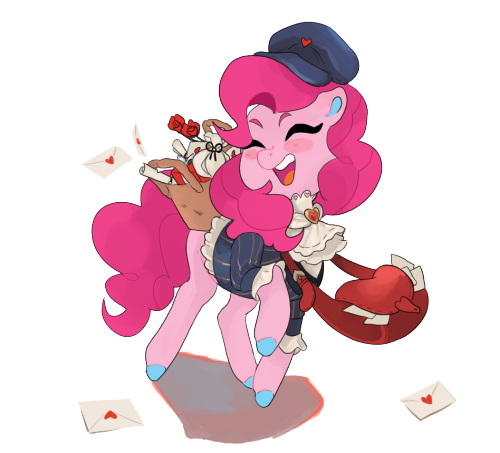 slowpoke-art:Pinkie Pie wishing everyone a (belated) Happy Valentines!