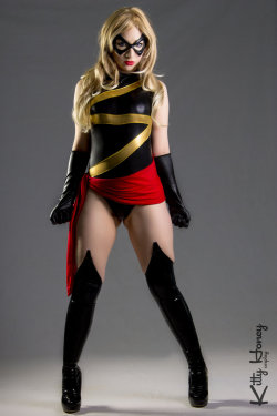 kitty-honey:Ms. Marvel - Carol Danvers cosplay by *Kitty-Honey