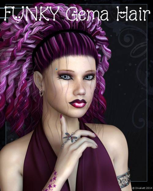 Sick of that plain old ever day hair? Why not try something new and exciting! I mean really. Get Katt’s new fun and funky hair textures for Gema Hair!  It’s time to take Gema Hair to the next level … it’s time to FUNKY it up!  Twenty-ei