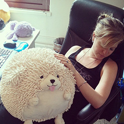 squishabledotcom:  The Squishable Sheepdog is here! Fluffy, adorable