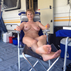 Mrs Daniels, letâ€™s go inside the RV and fuck again.