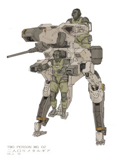 ajtron:  “Metal Gear Roo” Concept art for Metal Gear Online. 