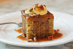 confectionerybliss:  Sticky Toffee Banana Cake | Once Upon A