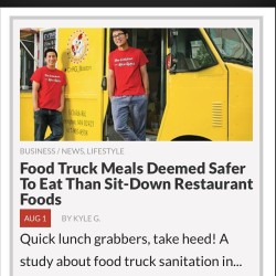 In other news: surveys have found out that lunch truck foods