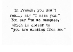 longdistancefairytales:  Tu me manques