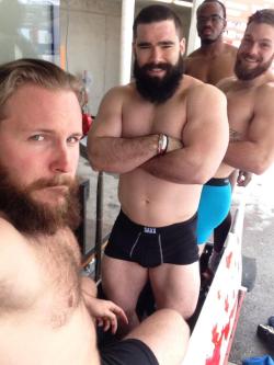 sebsational:  The Canadian Bobsled team, ladies and gentlemen.