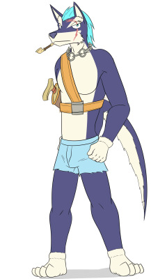 Raffle Request - Anthro Repede from a game I have not played
