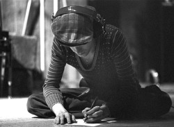 soundsof71: David Bowie writing lyrics to “Station to Station”,