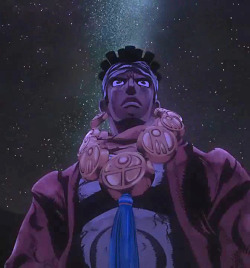 highdio:  This frame of Avdol is so beautiful it makes me want