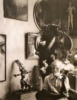 magictransistor:Arnold Newman. Max Ernst. 1942.